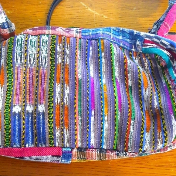 Upcyled Patch Embroidered Handmade Purse - Picture 6 of 6